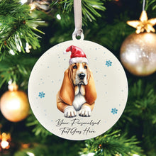 Sandra Menzies Only - Christmas Hat Dog Baubles - Olifantjie - Wooden - MDF - Lasercut - Blank - Craft - Kit - Mixed Media - UK