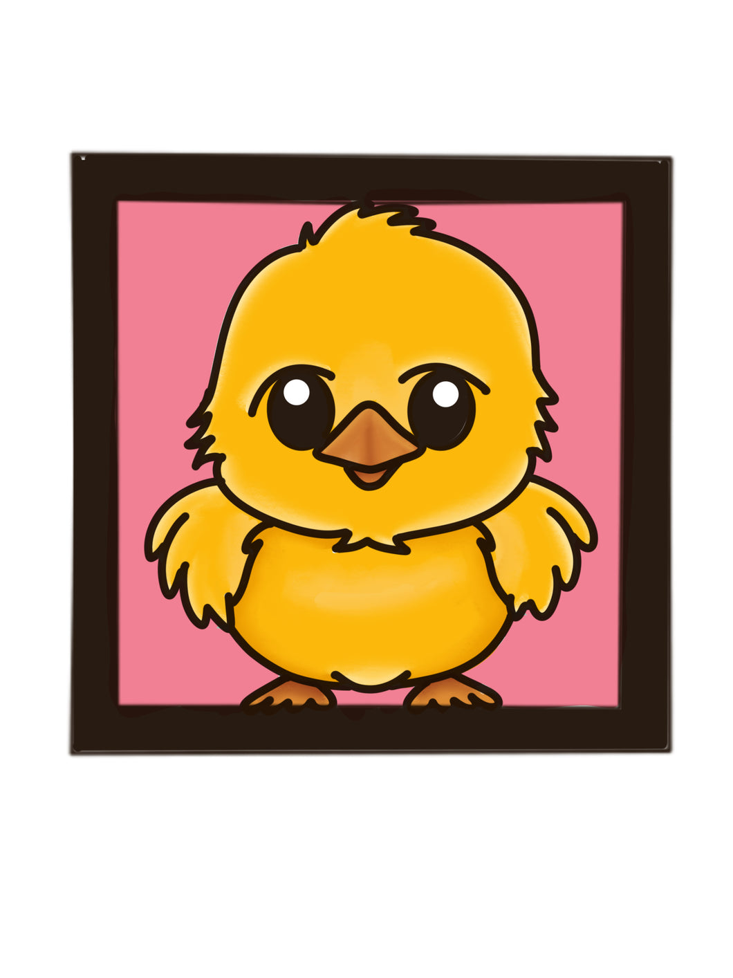 OL4287 - MDF Ladder Insert Tile - Chick Easter Tile 1 - Olifantjie - Wooden - MDF - Lasercut - Blank - Craft - Kit - Mixed Media - UK