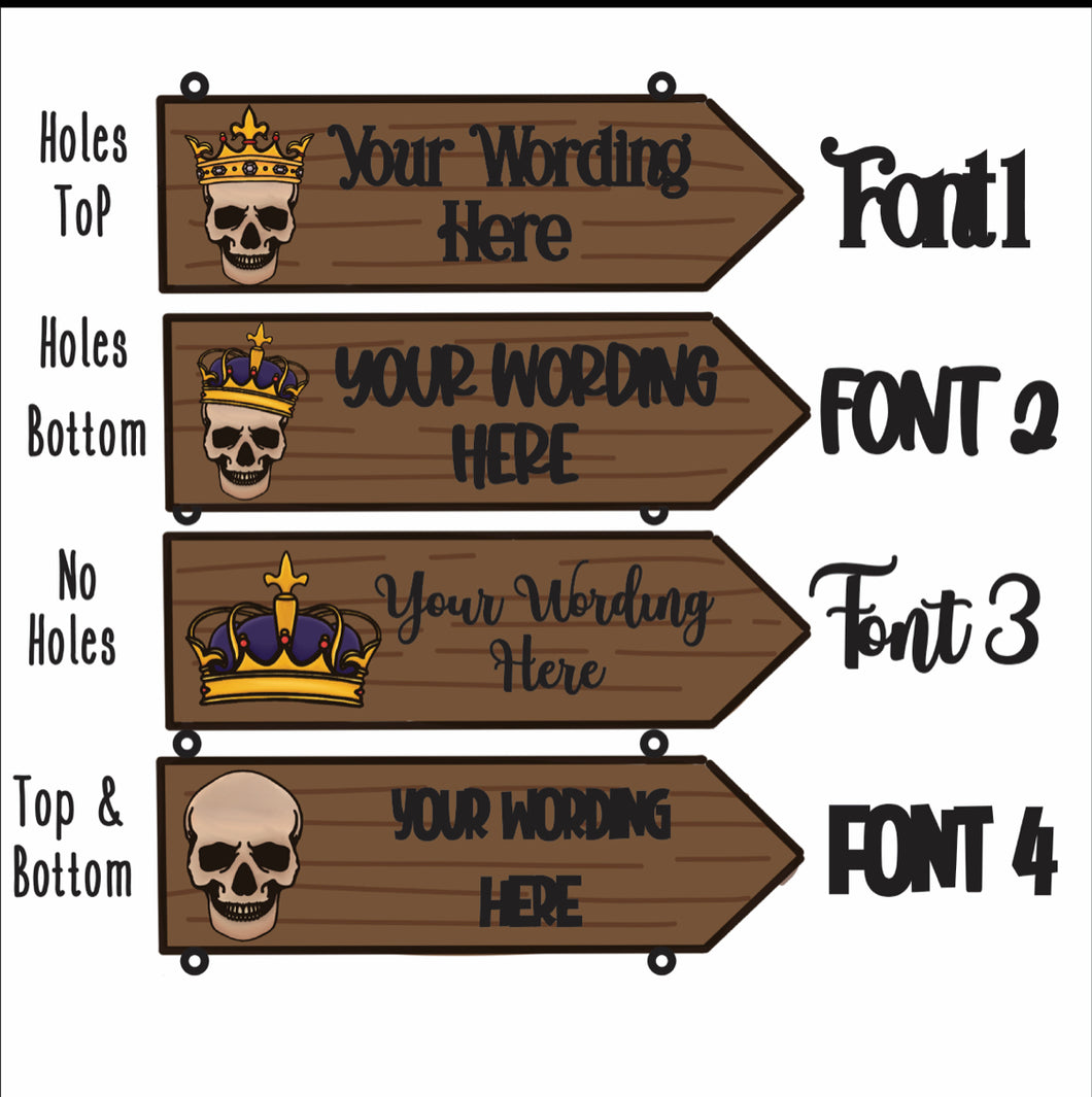 OL3859 - OL3862 - MDF Create Mix Match Personalised Sign - Olifantjie - Wooden - MDF - Lasercut - Blank - Craft - Kit - Mixed Media - UK