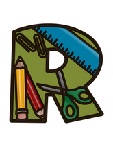 OL4840 - MDF Teacher Print Initial Hanging Bauble A-Z in drop down - Olifantjie - Wooden - MDF - Lasercut - Blank - Craft - Kit - Mixed Media - UK