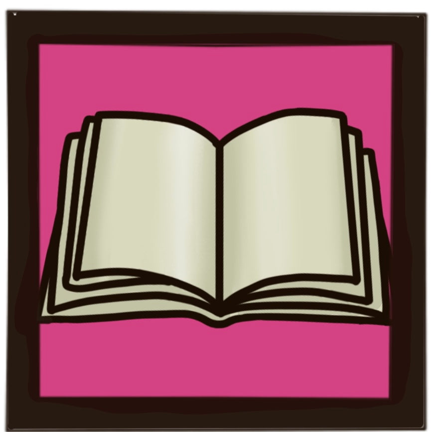 OL3302 - MDF Ladder Insert Tile - Doodle Teacher Books 2 - Olifantjie - Wooden - MDF - Lasercut - Blank - Craft - Kit - Mixed Media - UK