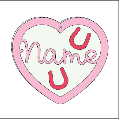 HB048- MDF Hanging Heart - Pet Paw Print Themed with Choice of Wording - 2 Fonts - 2 Horseshoes - Olifantjie - Wooden - MDF - Lasercut - Blank - Craft - Kit - Mixed Media - UK
