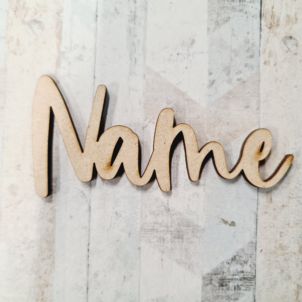FN008 - MDF Farm House Font Name - Olifantjie - Wooden - MDF - Lasercut - Blank - Craft - Kit - Mixed Media - UK