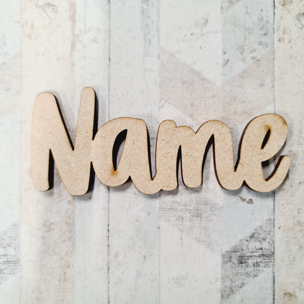 FN009 - MDF Barn House Font Name - Olifantjie - Wooden - MDF - Lasercut - Blank - Craft - Kit - Mixed Media - UK