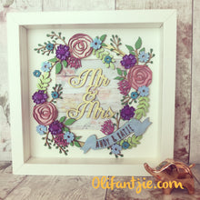 W025 - MDF Floral Mix & Match Wreath - Olifantjie - Wooden - MDF - Lasercut - Blank - Craft - Kit - Mixed Media - UK