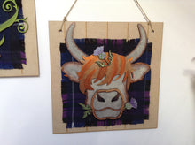 Sale OL100 - MDF Highland Cow - Olifantjie - Wooden - MDF - Lasercut - Blank - Craft - Kit - Mixed Media - UK