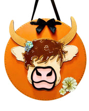 Sale OL100 - MDF Highland Cow - Olifantjie - Wooden - MDF - Lasercut - Blank - Craft - Kit - Mixed Media - UK