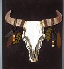 OL211 - MDF Steer Head Skull Layered - Olifantjie - Wooden - MDF - Lasercut - Blank - Craft - Kit - Mixed Media - UK