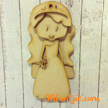 Sale OL178 - MDF Bride and Groom Figurines - Set of 2 (4 figures in total)- Set 57 - Olifantjie - Wooden - MDF - Lasercut - Blank - Craft - Kit - Mixed Media - UK