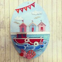 HC011 - MDF Seaside Town - Set of 3 Kits - Olifantjie - Wooden - MDF - Lasercut - Blank - Craft - Kit - Mixed Media - UK