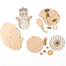 HC010 - MDF Mystical Mandalas - Set of 3 Kits - Olifantjie - Wooden - MDF - Lasercut - Blank - Craft - Kit - Mixed Media - UK