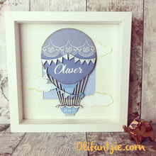 Sale OL102 - MDF Hot Air Balloons - Set of 2 Kits - Olifantjie - Wooden - MDF - Lasercut - Blank - Craft - Kit - Mixed Media - UK