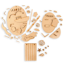 HC011 - MDF Seaside Town - Set of 3 Kits - Olifantjie - Wooden - MDF - Lasercut - Blank - Craft - Kit - Mixed Media - UK