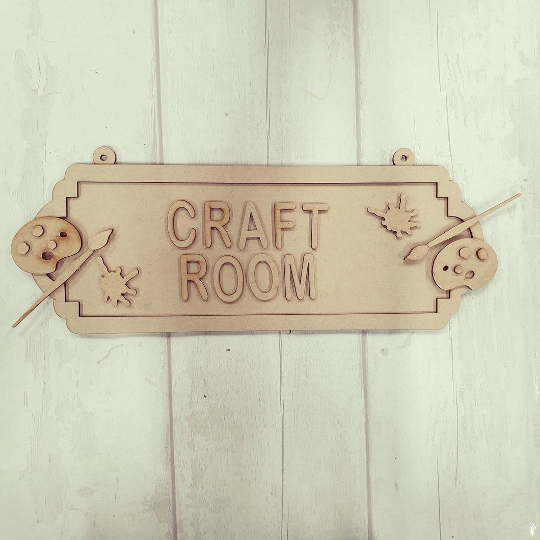SS115- MDF Painting Themed Personalised Double Height Street Sign - Olifantjie - Wooden - MDF - Lasercut - Blank - Craft - Kit - Mixed Media - UK