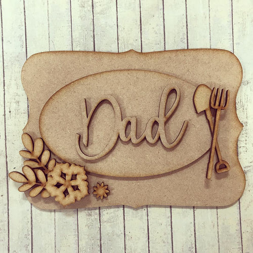 OP021 - MDF Gardening Themed Personalised Plaque - Olifantjie - Wooden - MDF - Lasercut - Blank - Craft - Kit - Mixed Media - UK