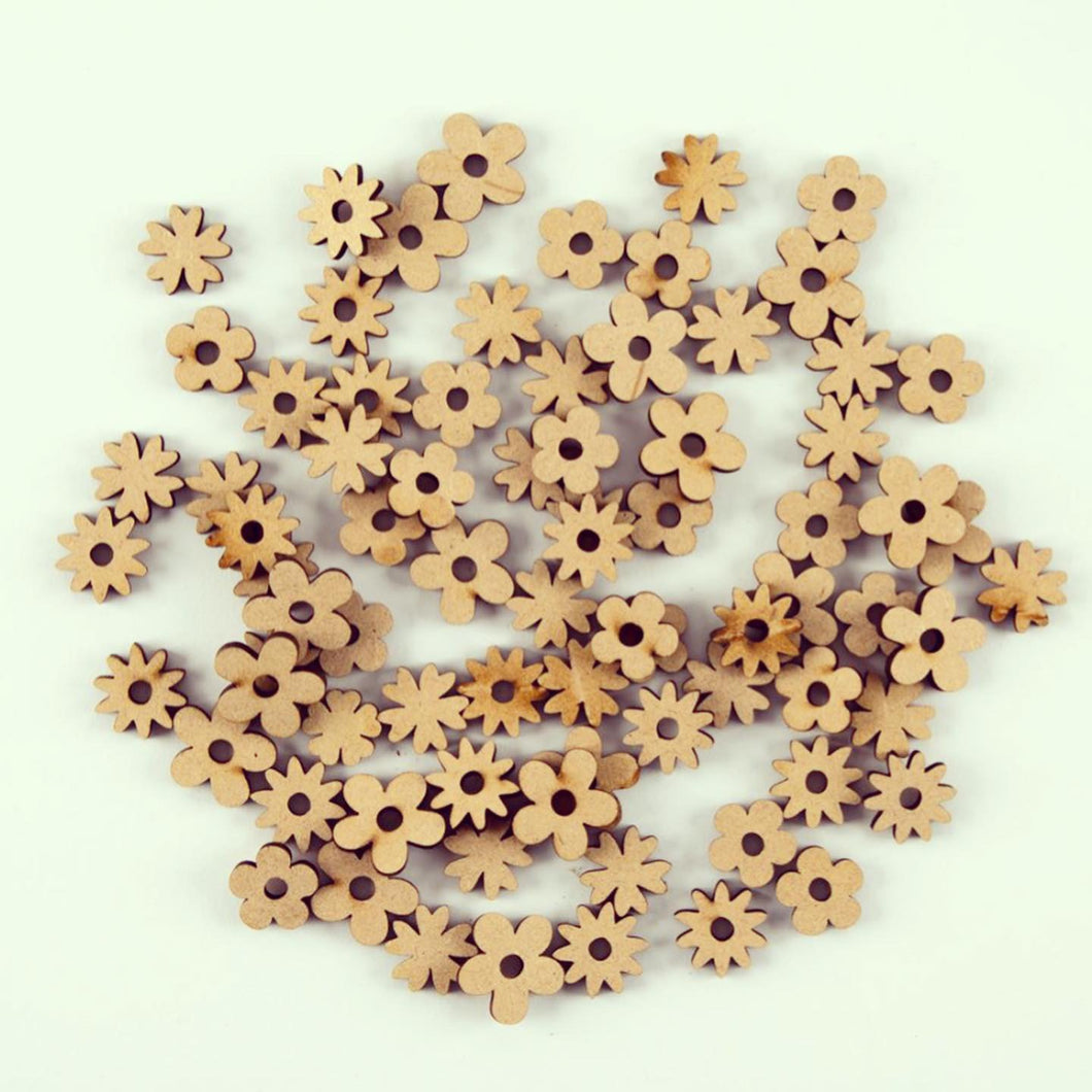 AO005 - 25g Flowers - Olifantjie - Wooden - MDF - Lasercut - Blank - Craft - Kit - Mixed Media - UK