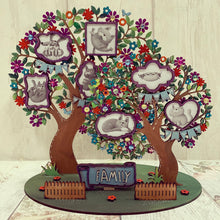 Sale Ol347 - Freestanding Family Tree - Olifantjie - Wooden - MDF - Lasercut - Blank - Craft - Kit - Mixed Media - UK