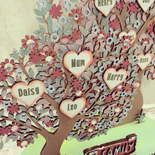 Sale Ol347 - Freestanding Family Tree - Olifantjie - Wooden - MDF - Lasercut - Blank - Craft - Kit - Mixed Media - UK