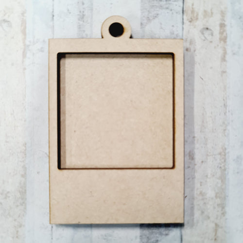 OL1276 - MDF Double Layered Single  Photo Frame  - optional hanging holes - Olifantjie - Wooden - MDF - Lasercut - Blank - Craft - Kit - Mixed Media - UK