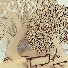 Sale Ol347 - Freestanding Family Tree - Olifantjie - Wooden - MDF - Lasercut - Blank - Craft - Kit - Mixed Media - UK