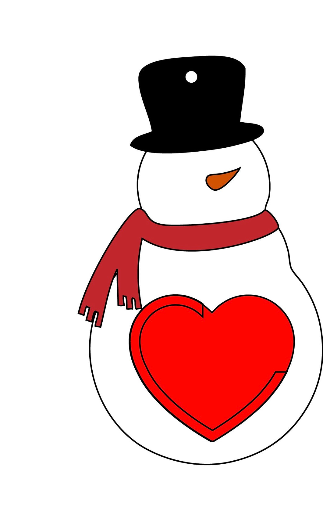 Sale OL419 - MDF Secret Money Holder - Snowman Hanging Bauble - Olifantjie - Wooden - MDF - Lasercut - Blank - Craft - Kit - Mixed Media - UK
