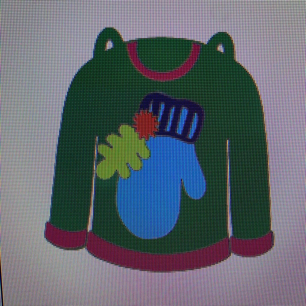 SJ476 - MDF Layered Autumn Winter Mitten Jumper Bauble - Olifantjie - Wooden - MDF - Lasercut - Blank - Craft - Kit - Mixed Media - UK