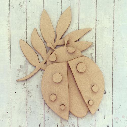 Sale OL242 - MDF Ladybird Set - Olifantjie - Wooden - MDF - Lasercut - Blank - Craft - Kit - Mixed Media - UK