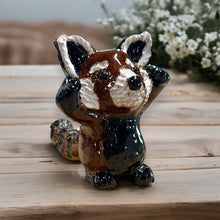 Handmade Oscar mini clay Red Panda - Olifantjie - Wooden - MDF - Lasercut - Blank - Craft - Kit - Mixed Media - UK