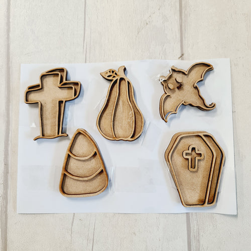 SALE - MDF Bag of Bits AA24 - Olifantjie - Wooden - MDF - Lasercut - Blank - Craft - Kit - Mixed Media - UK