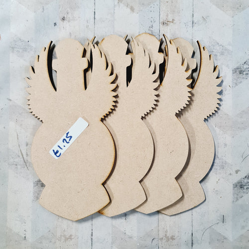 SALE - MDF Set of 4 Potions CC167 - Olifantjie - Wooden - MDF - Lasercut - Blank - Craft - Kit - Mixed Media - UK