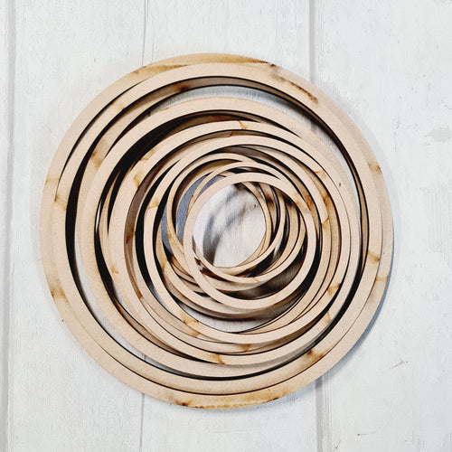 MW9 Sale 20 mixed wreath hoops - Olifantjie - Wooden - MDF - Lasercut - Blank - Craft - Kit - Mixed Media - UK