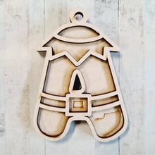 Elf OL3997 - MDF Initial Hanging Bauble A-Z in drop down - Olifantjie - Wooden - MDF - Lasercut - Blank - Craft - Kit - Mixed Media - UK