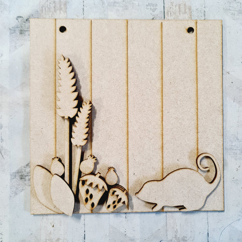 SALE - MDF Farm Plaque CC143 - Olifantjie - Wooden - MDF - Lasercut - Blank - Craft - Kit - Mixed Media - UK