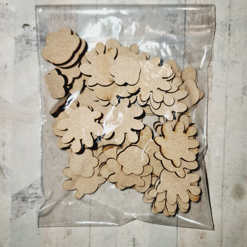 SALE - MDF Bag of Splodges AA79 - Olifantjie - Wooden - MDF - Lasercut - Blank - Craft - Kit - Mixed Media - UK