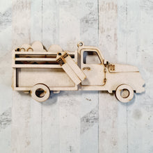 OL3585 - MDF Gift Card Holder - Truck - Easter - Olifantjie - Wooden - MDF - Lasercut - Blank - Craft - Kit - Mixed Media - UK