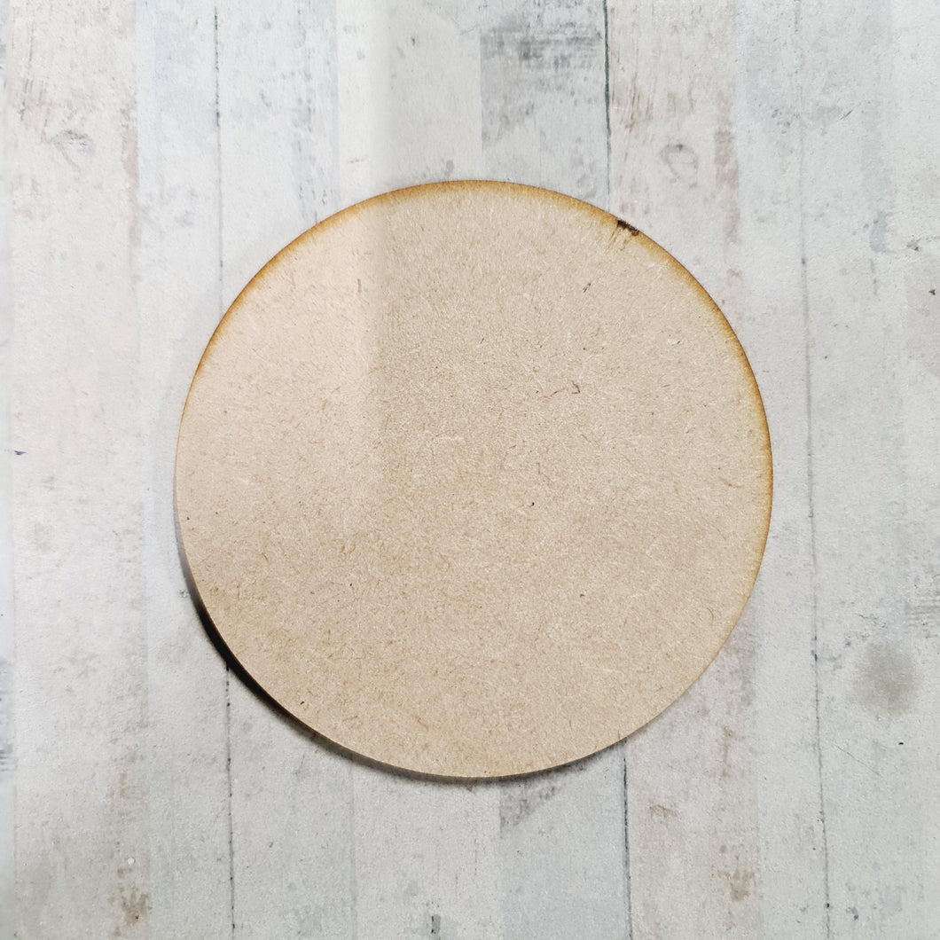 SALE - MDF Circle 19.5cm BB1 - Olifantjie - Wooden - MDF - Lasercut - Blank - Craft - Kit - Mixed Media - UK