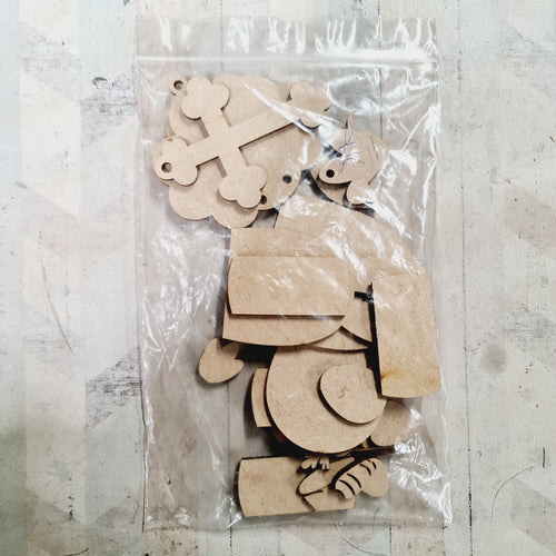 SALE - MDF Bag of Easter Bits BB8 - Olifantjie - Wooden - MDF - Lasercut - Blank - Craft - Kit - Mixed Media - UK