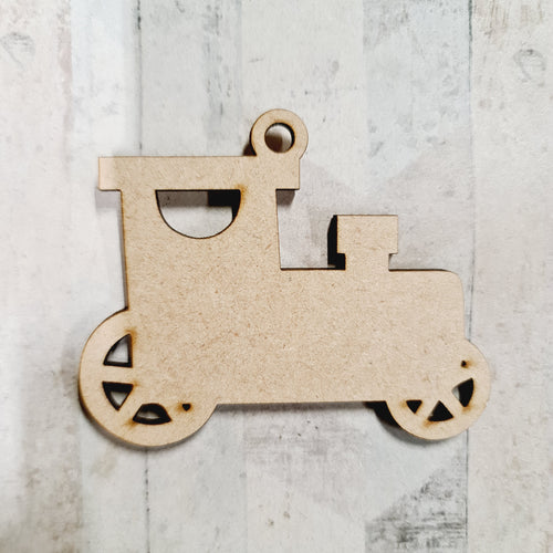OL4718 - MDF Hanging Train - Olifantjie - Wooden - MDF - Lasercut - Blank - Craft - Kit - Mixed Media - UK