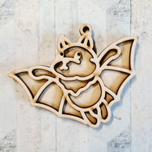 OL4669 - MDF Doodle Cute  Hanging  - Bat 3 - Olifantjie - Wooden - MDF - Lasercut - Blank - Craft - Kit - Mixed Media - UK