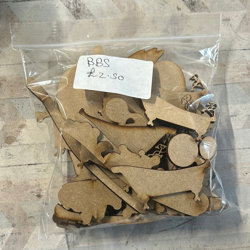 Sale AA7 bath perfume  bits - Olifantjie - Wooden - MDF - Lasercut - Blank - Craft - Kit - Mixed Media - UK