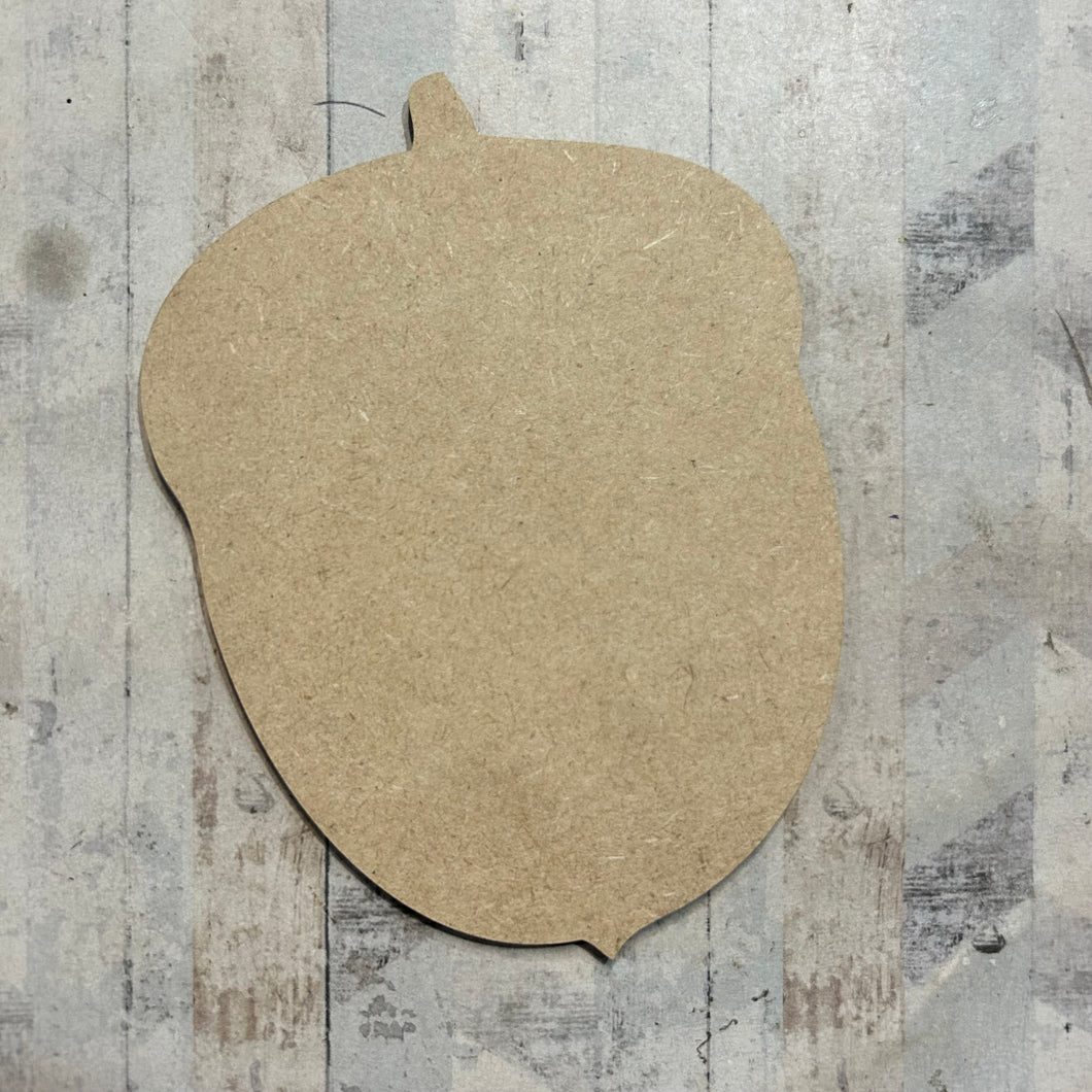 PL084 - MDF Blank Plaque - Optional Hanging - Acorn - Olifantjie - Wooden - MDF - Lasercut - Blank - Craft - Kit - Mixed Media - UK