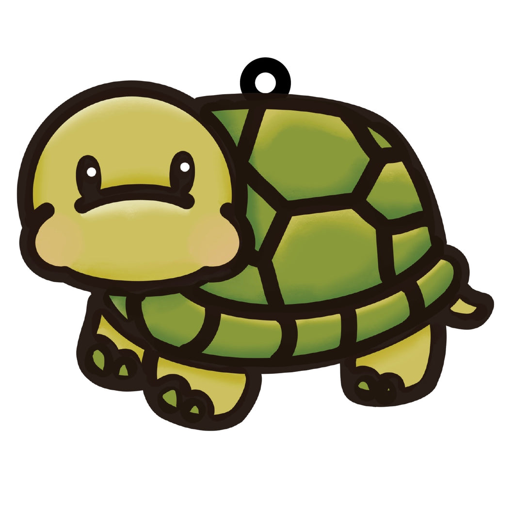 OL4582 - MDF Doodle Cute Animal Hanging Sealife  - Tortoise 2 - Olifantjie - Wooden - MDF - Lasercut - Blank - Craft - Kit - Mixed Media - UK
