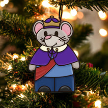 OL3749 - MDF Doodle Naive Style Christmas Hanging - with or without banner - Mouse King - Olifantjie - Wooden - MDF - Lasercut - Blank - Craft - Kit - Mixed Media - UK
