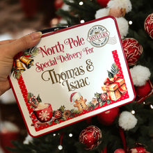 UV772 - UVDTF - DECAL ONLY - Personalised Northpole Christmas Eve Box Upto 4 names - Style 1 - Olifantjie - Wooden - MDF - Lasercut - Blank - Craft - Kit - Mixed Media - UK