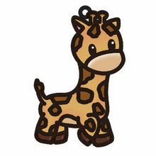 OL4511 - MDF Doodle Cute Animal Hanging - Giraffe - Olifantjie - Wooden - MDF - Lasercut - Blank - Craft - Kit - Mixed Media - UK