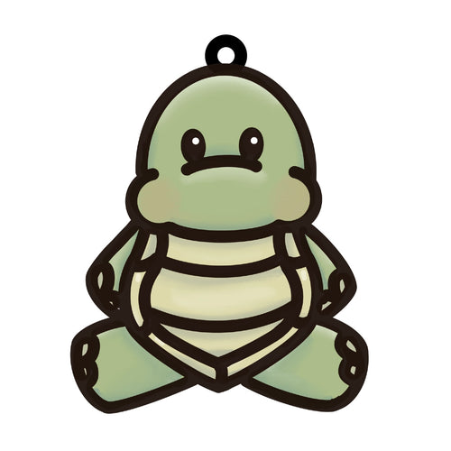 OL4585 - MDF Doodle Cute Animal Hanging Sealife  - Tortoise 3 - Olifantjie - Wooden - MDF - Lasercut - Blank - Craft - Kit - Mixed Media - UK