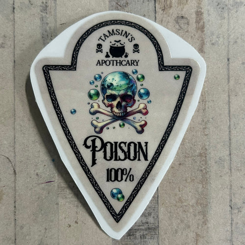 UV377 - UVDTF - DECAL ONLY - Personalised Vintage Style Potion Bottle Label - Mixed sizes - Poison - Olifantjie - Wooden - MDF - Lasercut - Blank - Craft - Kit - Mixed Media - UK