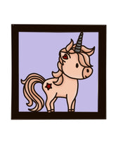 OL3977 - MDF Ladder Insert Tile - Doodle Unicorn 2 - Olifantjie - Wooden - MDF - Lasercut - Blank - Craft - Kit - Mixed Media - UK