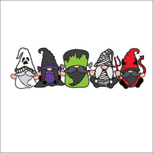 OL3629 - MDF doodle stacked horizontal Gnome Monsters - Olifantjie - Wooden - MDF - Lasercut - Blank - Craft - Kit - Mixed Media - UK