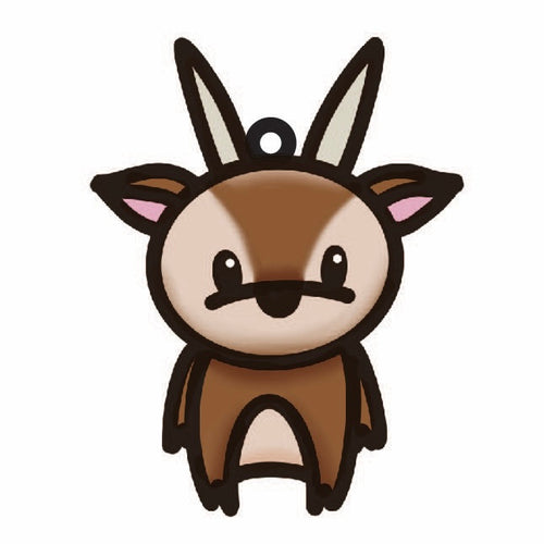 OL4513 - MDF Doodle Cute Animal Hanging - Antelope - Olifantjie - Wooden - MDF - Lasercut - Blank - Craft - Kit - Mixed Media - UK